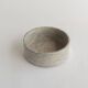 Silver travertine cylinder bowl