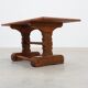 Antique Oak Monastery Coffee Table, France 17th Century