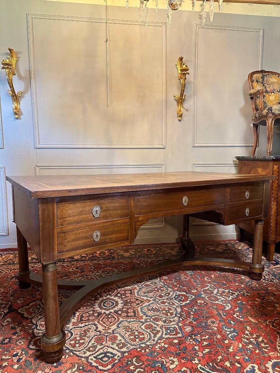 Empire Style Mahogany Desk. 19th century.