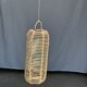 Small lantern-shaped rattan suspension H35 D15