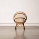 Bonacina style rattan armchair, 1960
