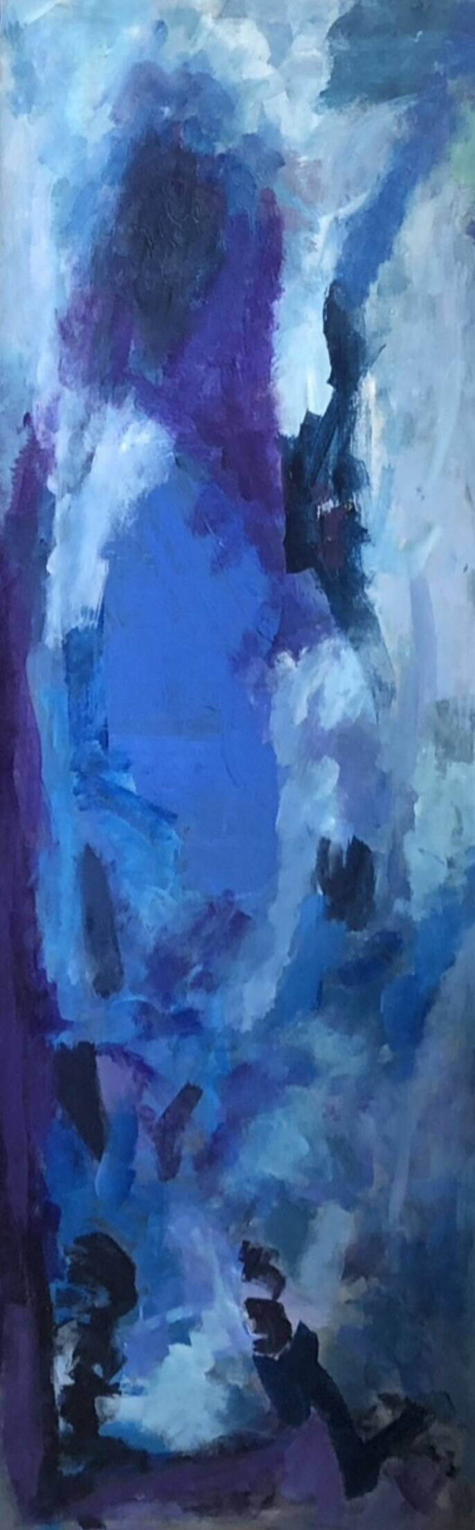 Blue Abstract Painting