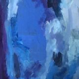 Blue Abstract Painting