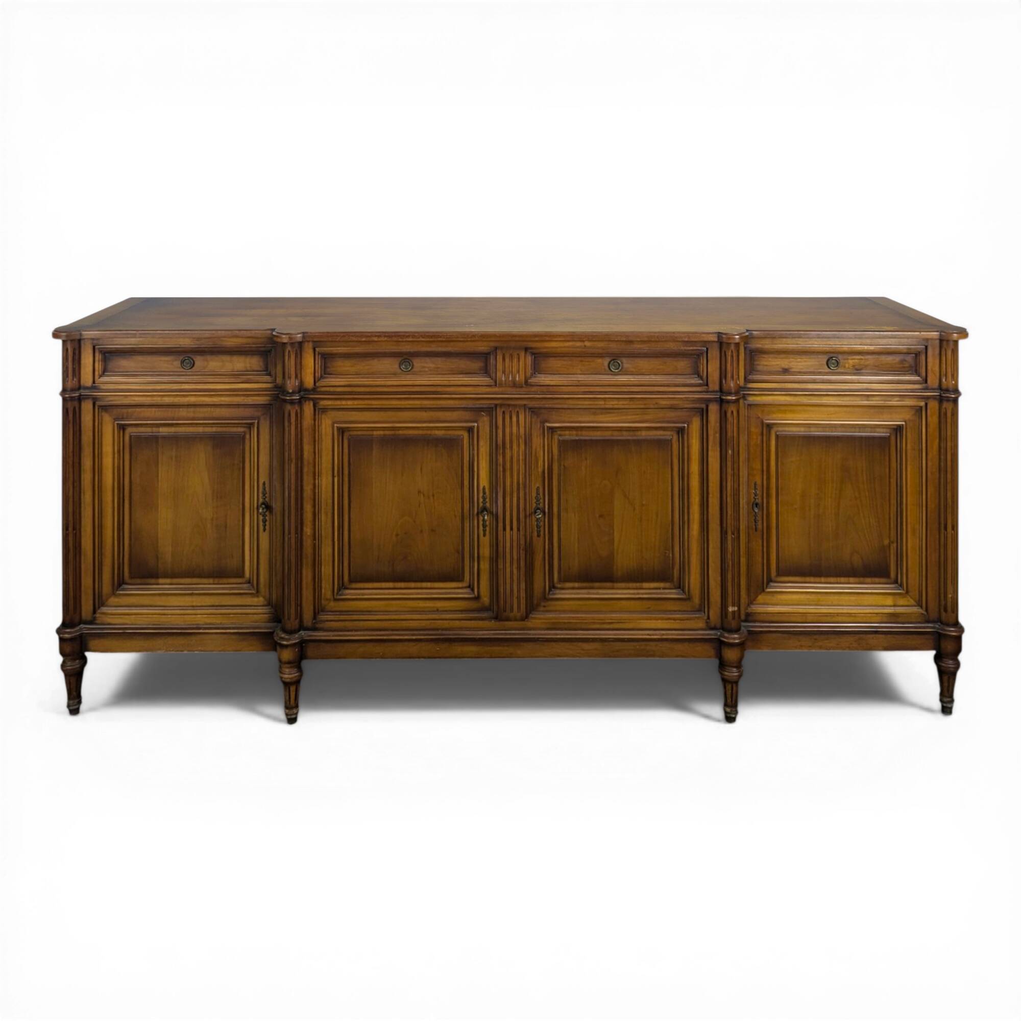 Cherry wood enfilade in Louis XVI style