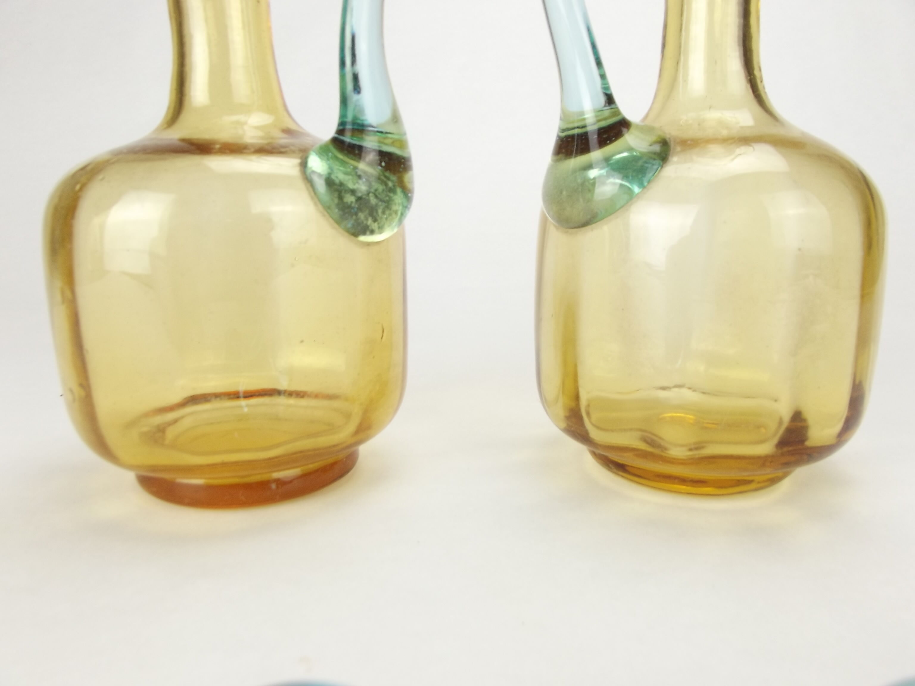 Old pair of George Sand decanters, Cristal de Portieux