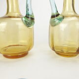 Old pair of George Sand decanters, Cristal de Portieux