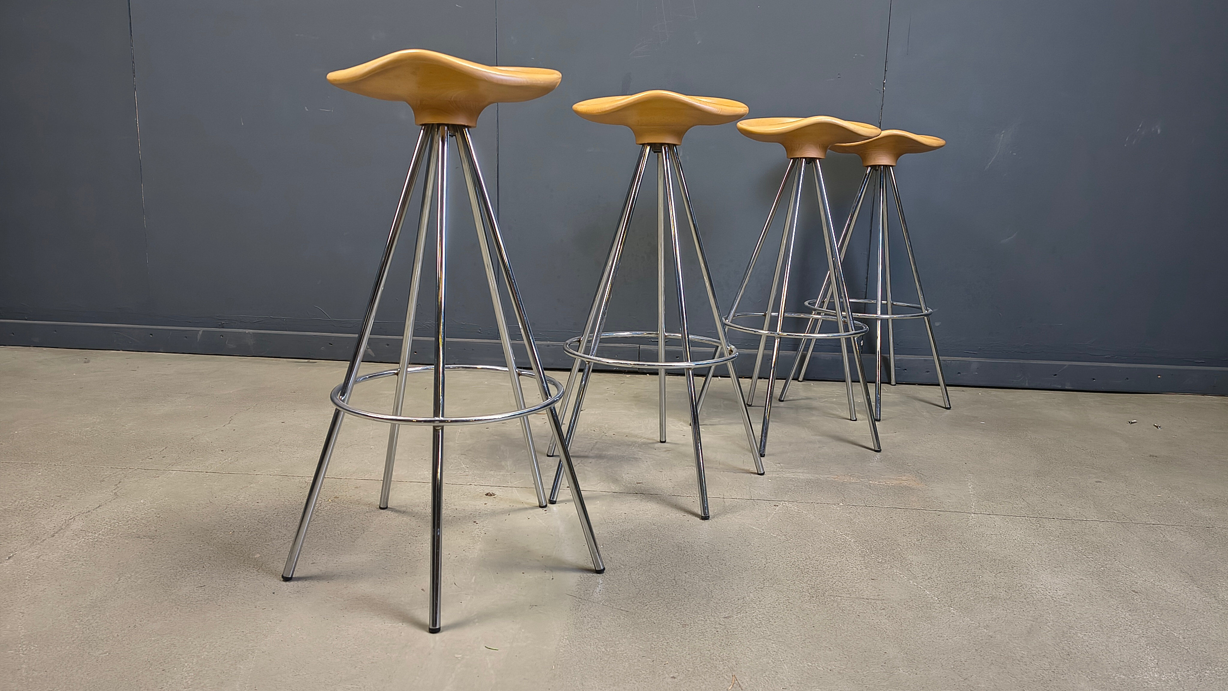 Set of Jamaica swivel bar stools by Pepe Cortès for BD Barcelona, 1990s