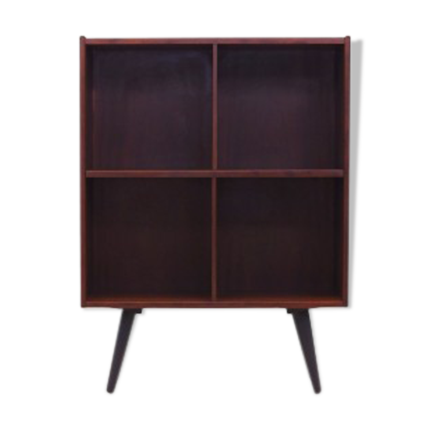 Bibliothèque en acajou, années 60, design danois, Danemark