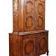 buffet deux corps galbé style Louis XV en noyer