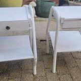 50s boarding school bedside table