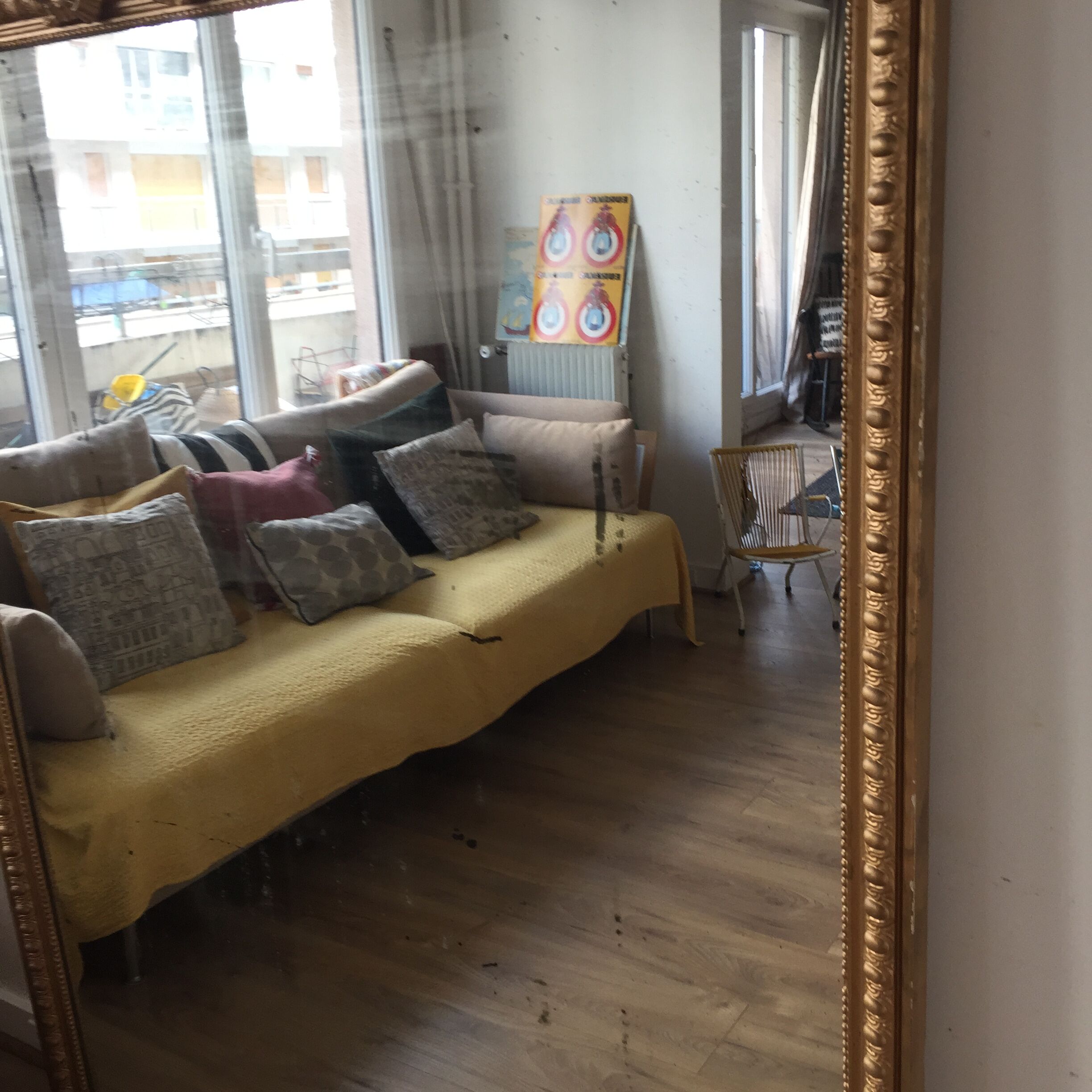 Louis Philippe style mirror 123x154cm