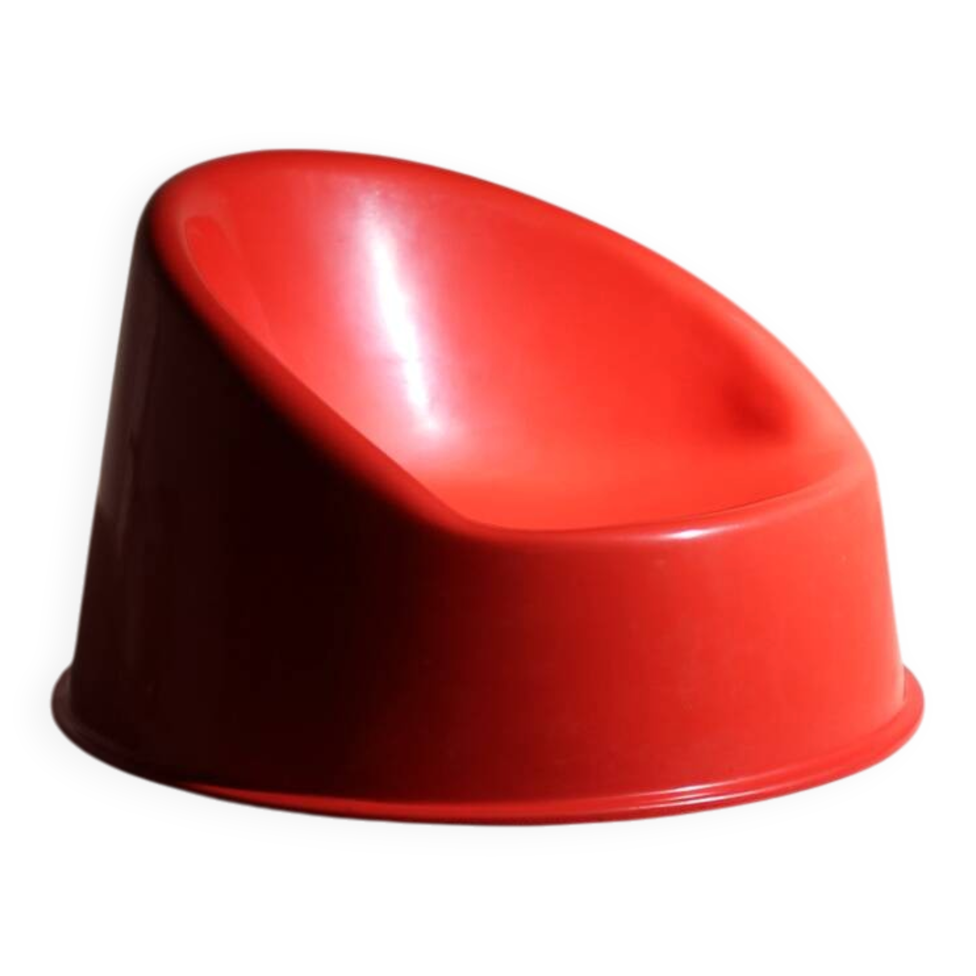 Space Age Plastic Lounge Chairs | Italy 1970s