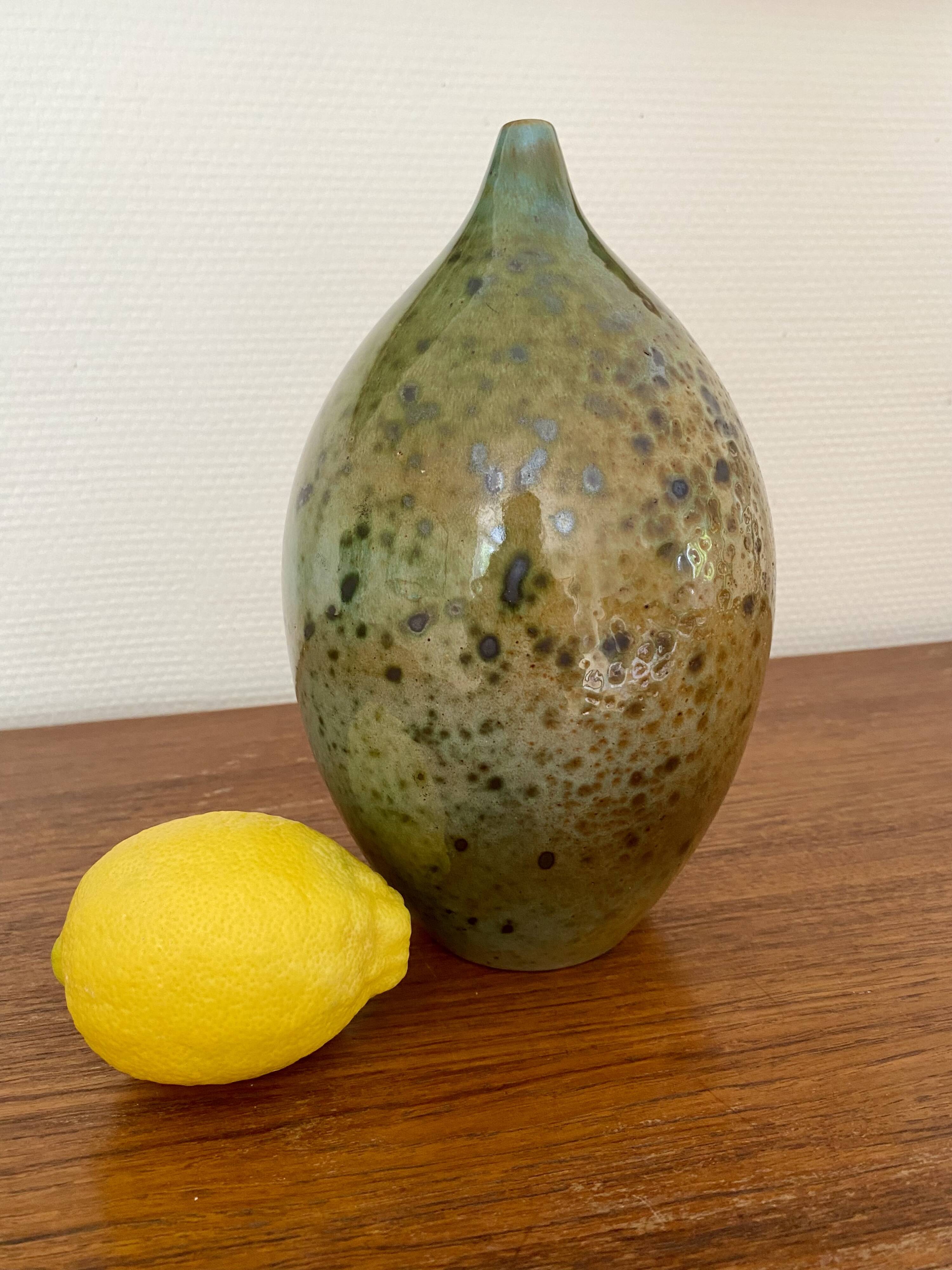 Antique handmade ceramic vase