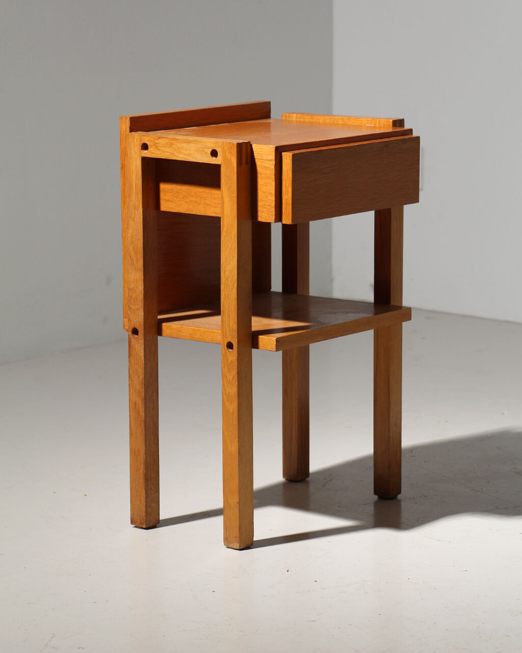 Vintage modernist bedside table