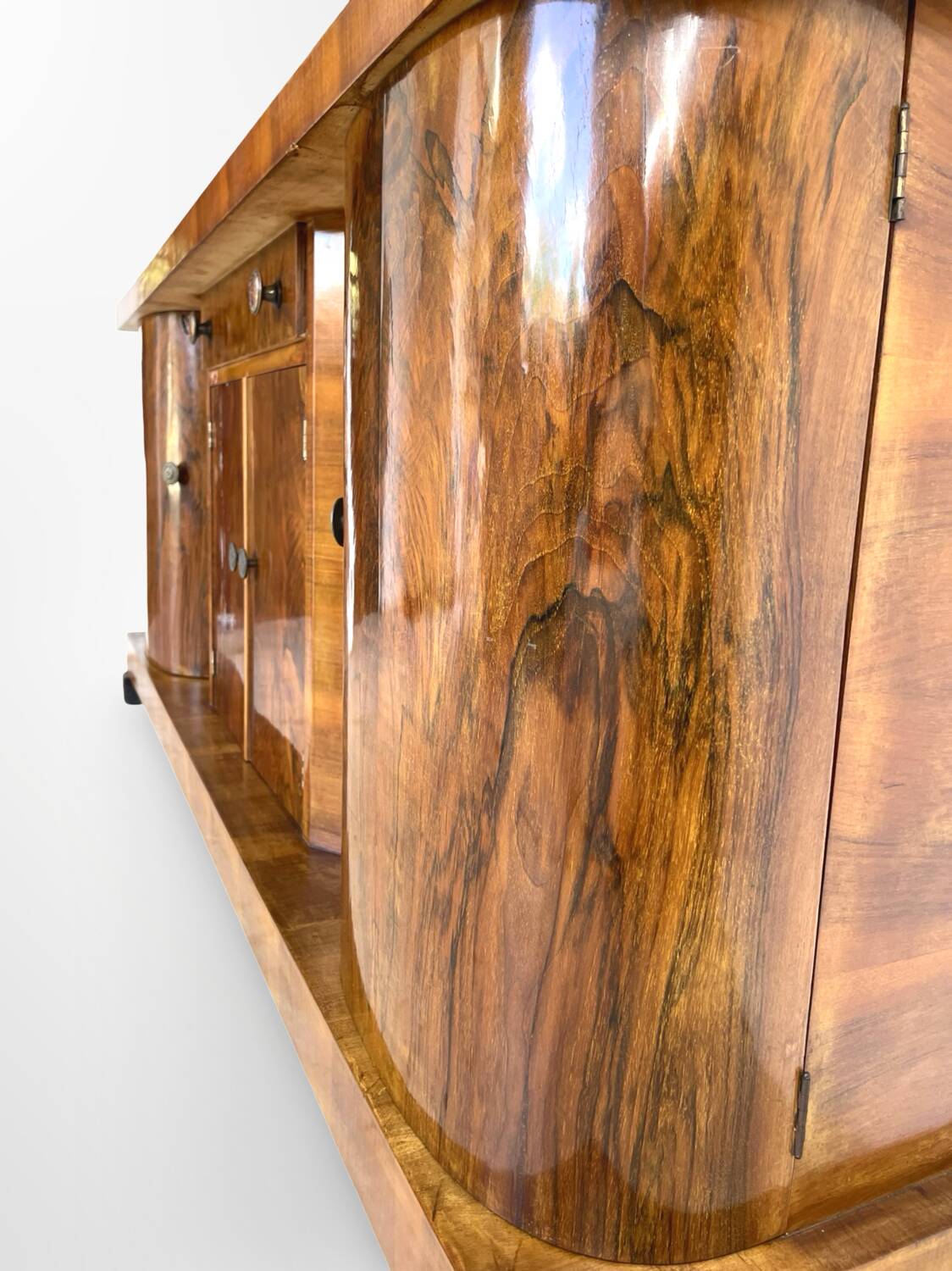 Impressionnant buffet Art déco italien des années 1930/1940