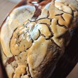 Ceramic pot with lid from the 1960s