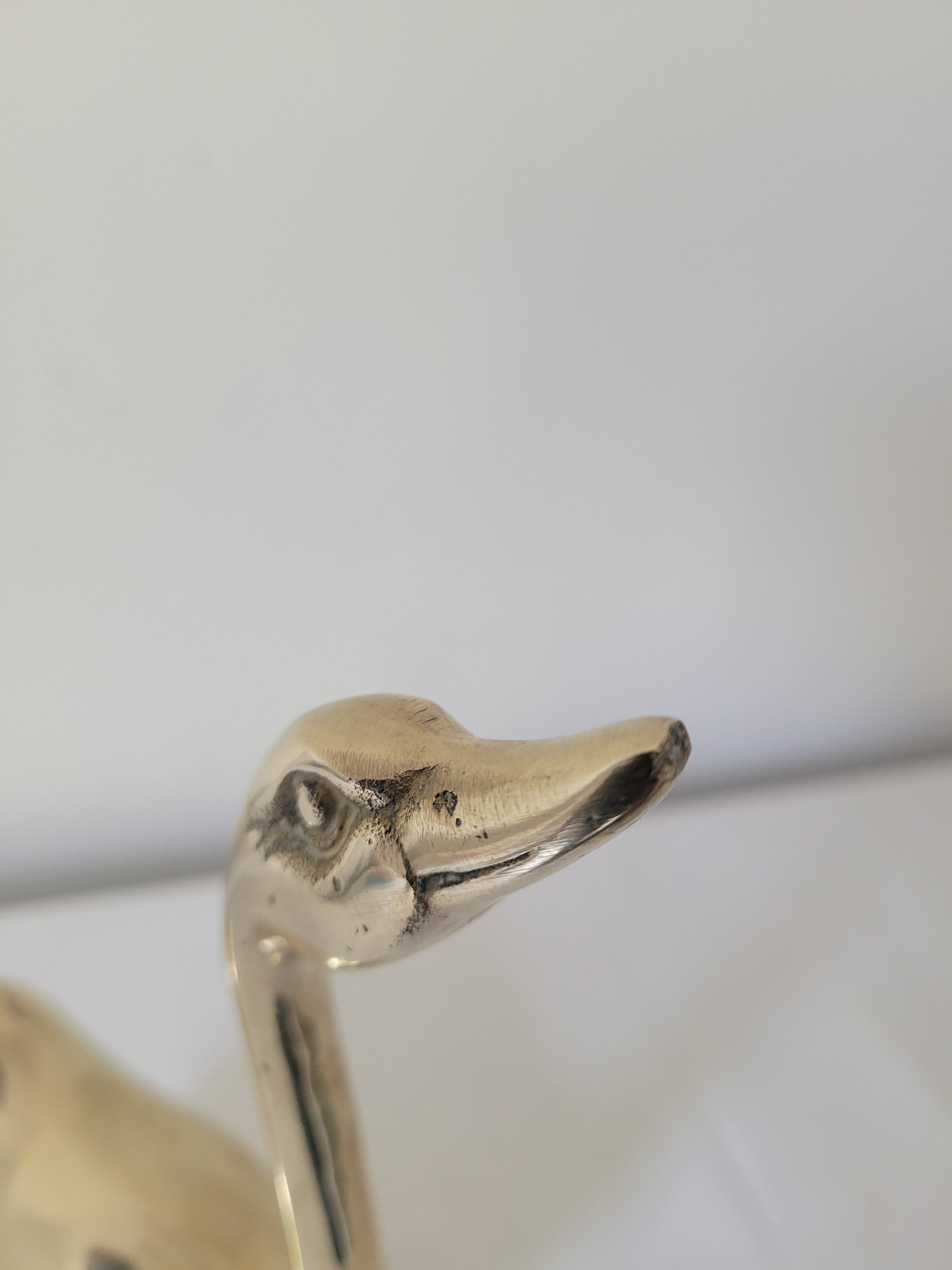 Brass swan