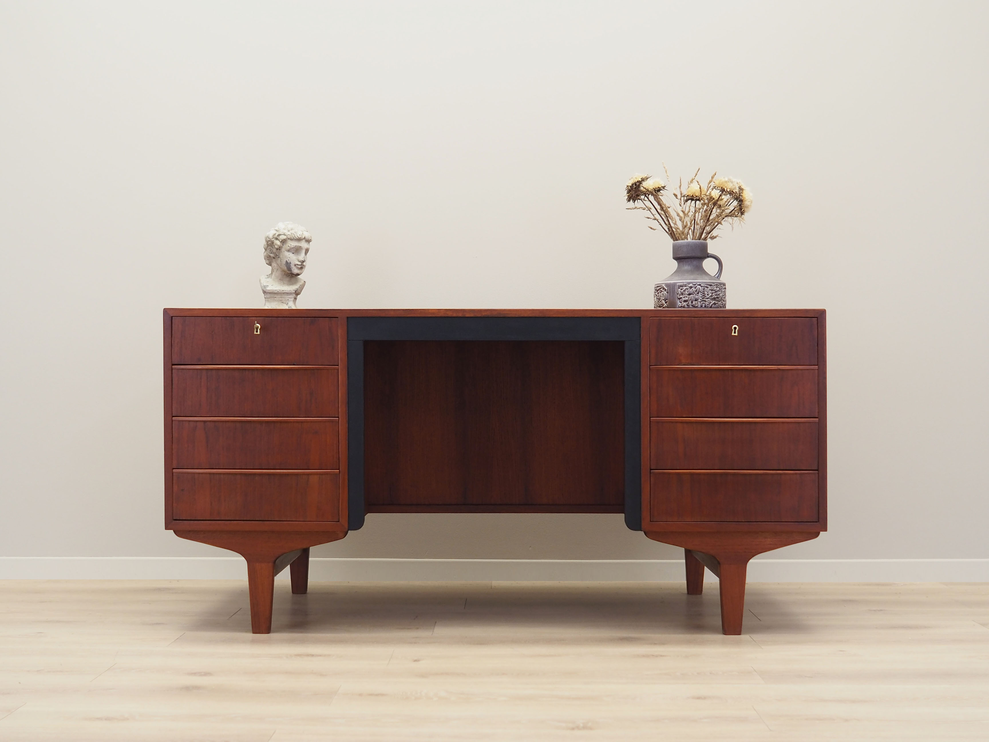 Teak desk, Danish design, 1970s, made in Denmark