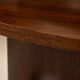 20thC ITALIAN STANDING DRY BAR IN HARDWOOD & CREAM LAMINATE c.1970