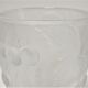 Vase pressed glass molded matte Josef Inwald decoration cherries