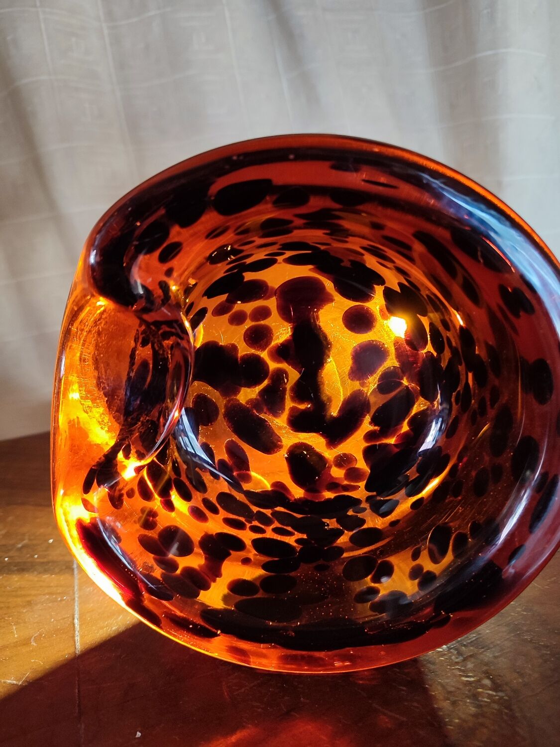 Cigarette ashtray pocket emptier, Murano Vincenzo Nason