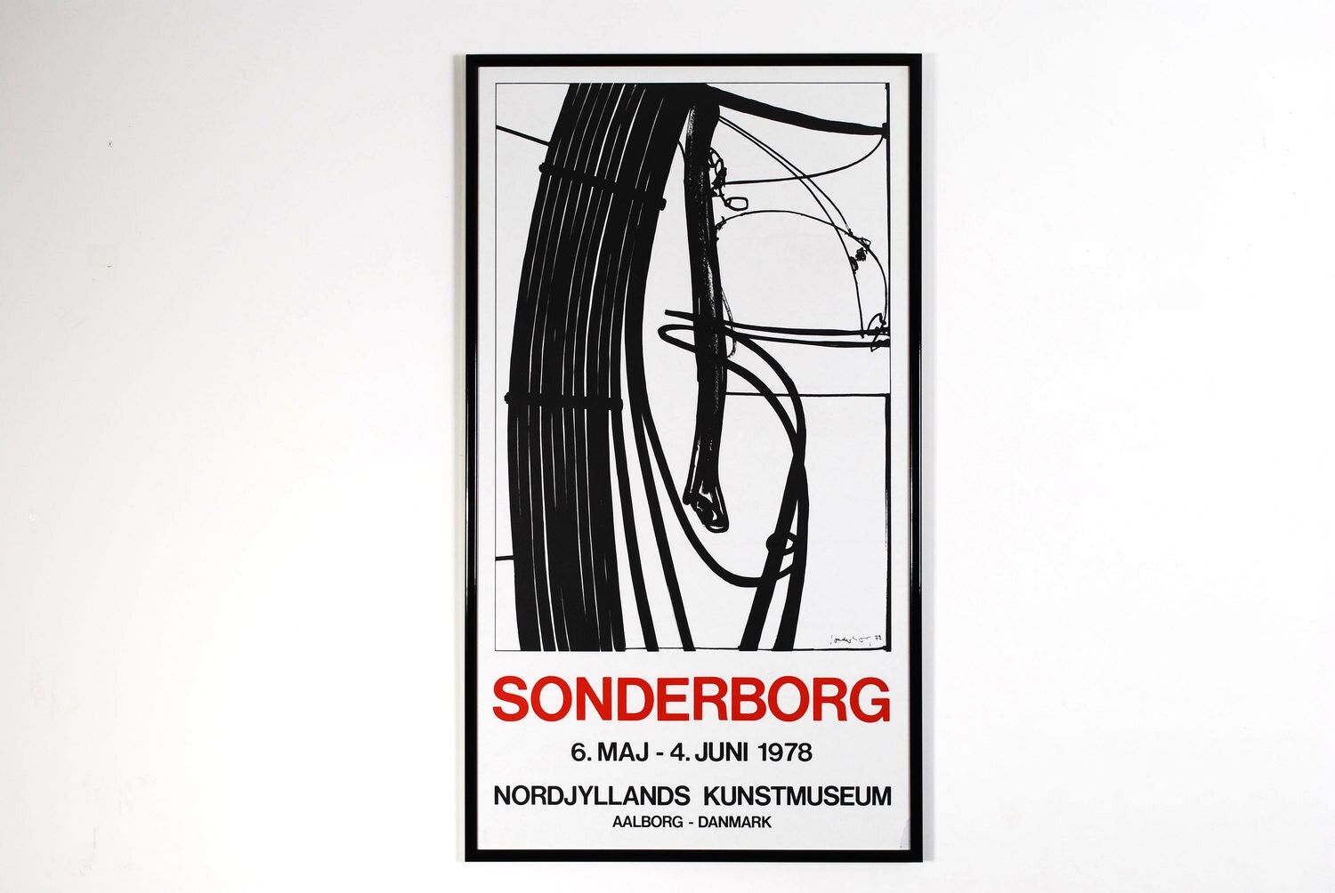 Original poster Sønderborg Nordjyllands Kunstmuseum Aalborg Danmark 1978