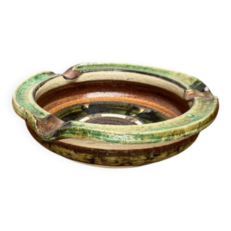 Studio pottery ashtray from mid-century German, 1960s.