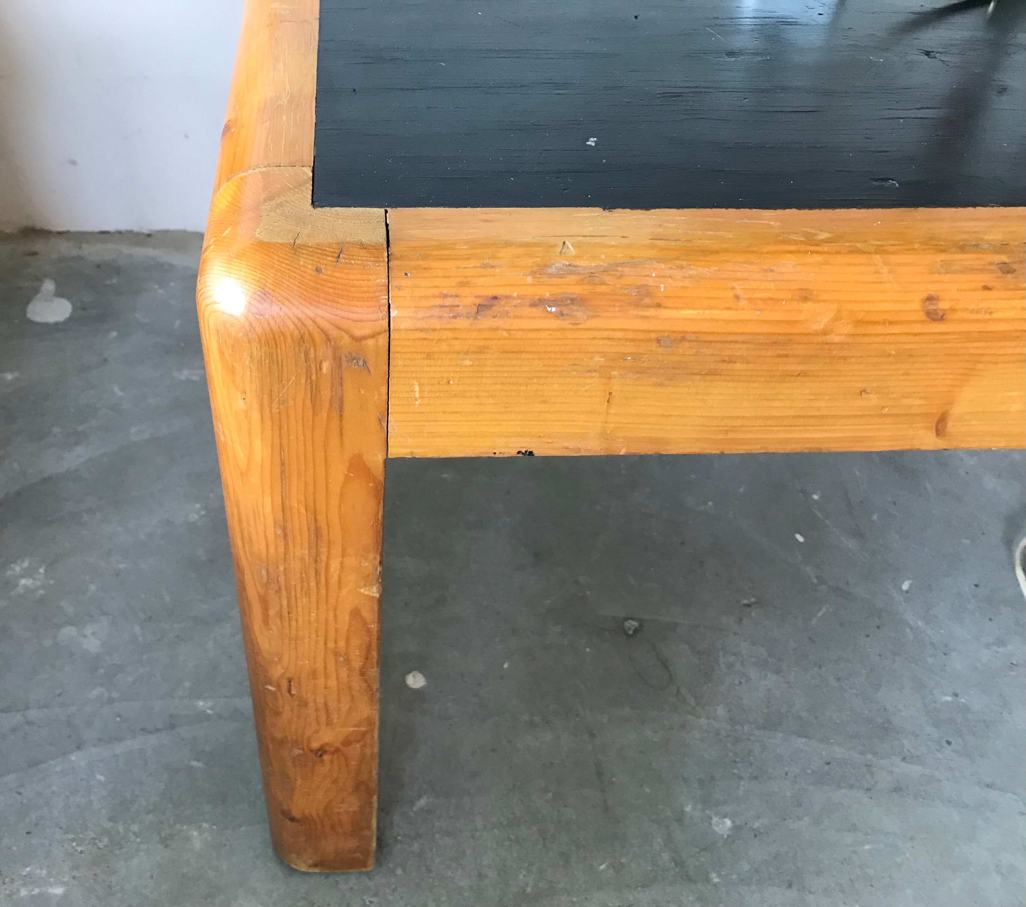 Pine coffee table, circa 1950