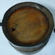 Ancien tonneau en bois et fer vin
