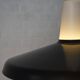 Danish steel and opal glass pendant lamp