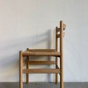 Ensemble de 6 chaises vintage en corde de papier Kurt Ostervig