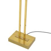 Gold Deknudt Floor Lamp, Willy Rizzo Design, Hollywood Regency