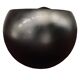 Side stool "ball" 1970s/80s in black lacquered resin