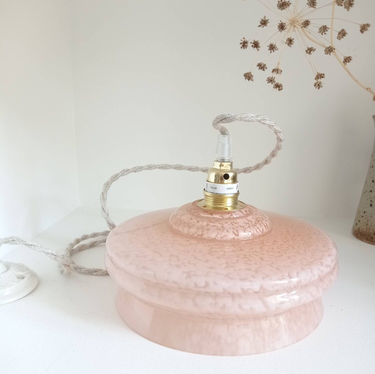 Clichy glass pendant light