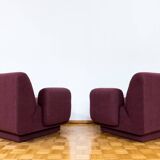 Modular Lounge Chairs model 5303 by Oelsa 1970's Germany, Set of 2
