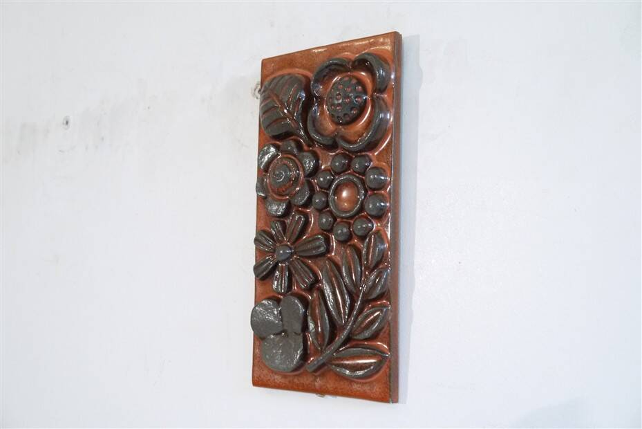 Plaque en ceramique de Berit Ternell, Suede 1960