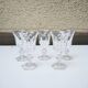5 Metternich Style Crystal Stemmed Glasses H 13 cm