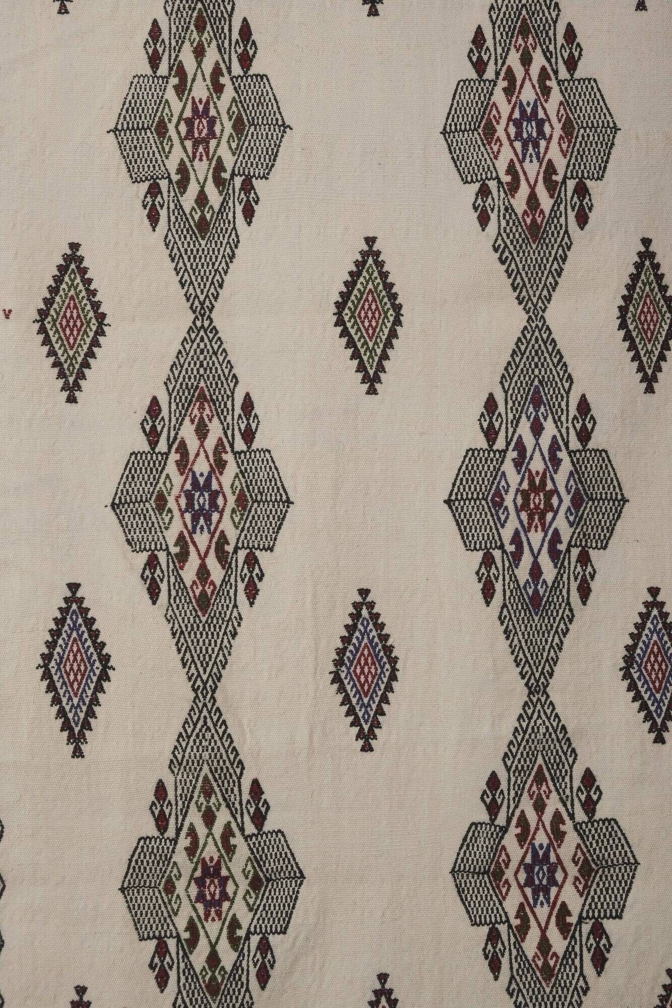 Vintage Turkish kilim, handwoven, 92x210 cm.