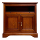Small 70s TV cabinet in solid cherry wood