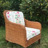Rattan armchair