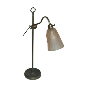 Lampe art-déco articulée - verre