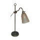 Art-deco lamp articulated brass glass paste