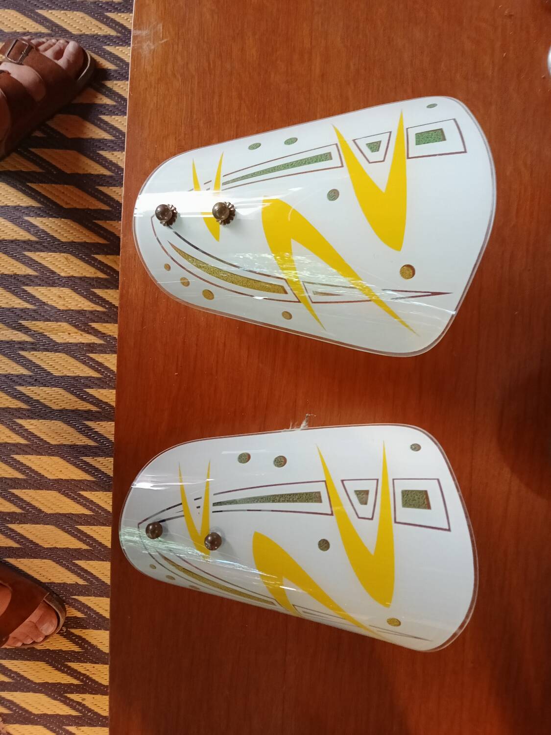 Pair of Art Deco wall lights