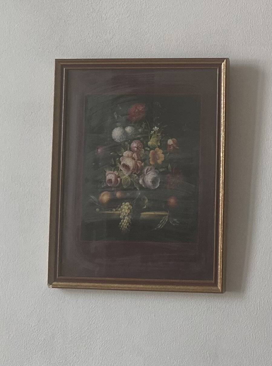 Flower portrait illustration