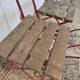 Set of 4 folding chairs for old bistro, guinguette, brasserie