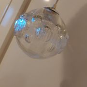 Vintage glass pendant lamp
