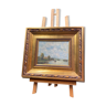 Framed painting