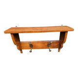 Walnut coat rack and hat rack