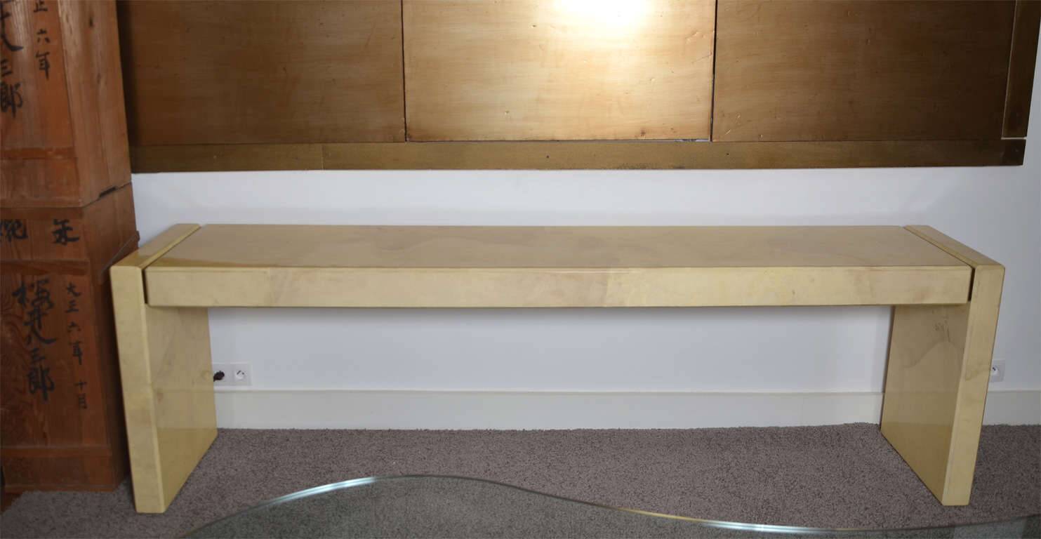 Console en parchemin