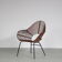 1950s Rare rattan chair by Rohé, Netherlands